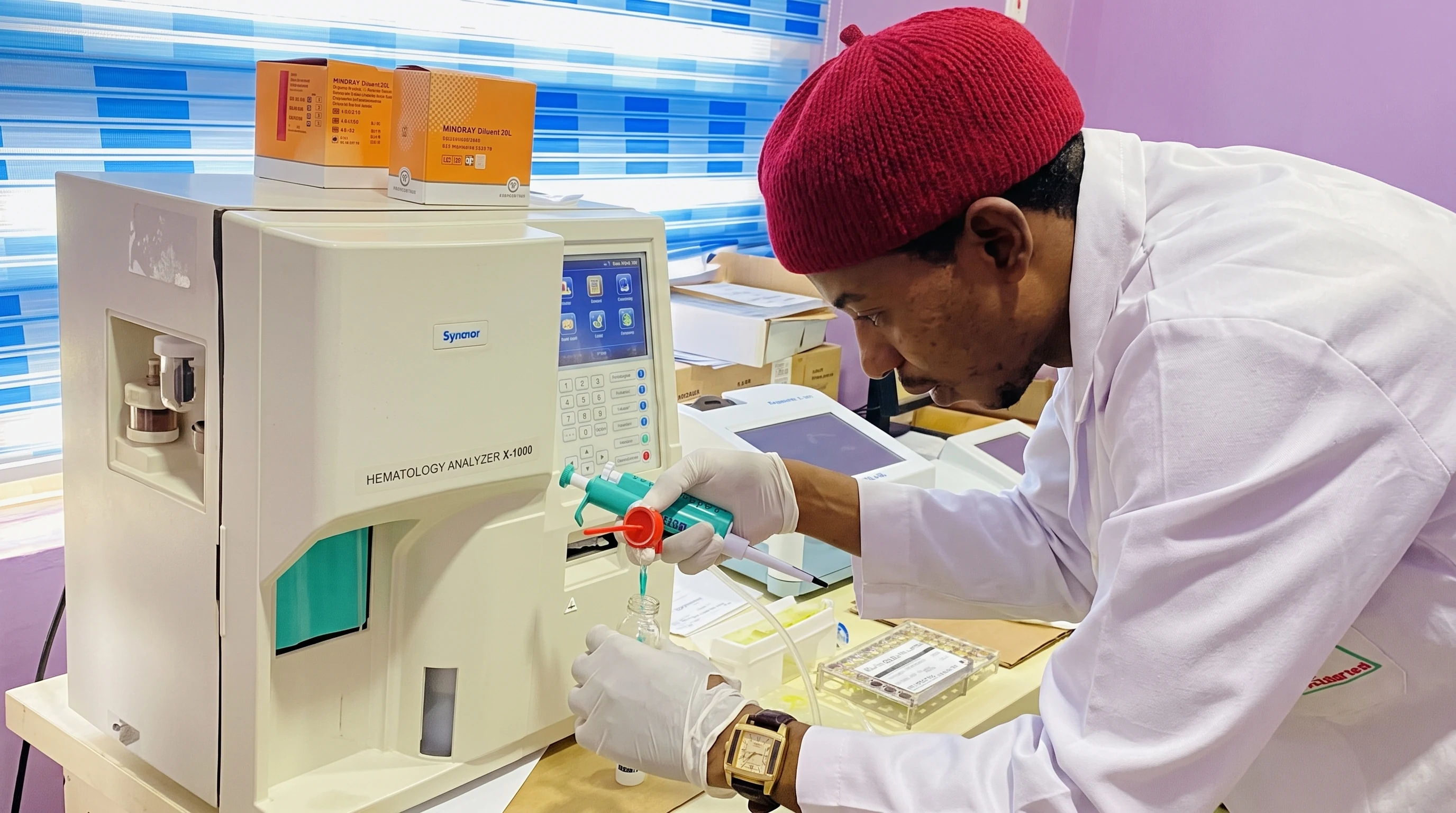 24/7 Automated Pathology and Clinical Chemistry Diagnostics Laboratory